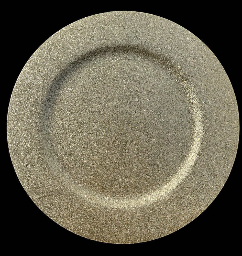 CHRG 1309 GOLD (Decorative plates) 13 in Round