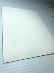 Gold Foil Program Wedding Invitation Card W Picture Photo Corner Cutout Top Fold