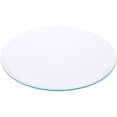 Plymor 10″ Round, 5mm Thick Beveled Clear Glass Circle