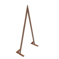 Reusable Large Heavy Triangular Wedding Arch Backdrop Stand Wooden Flowers Frame