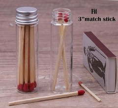 MaxMau 24 Glass Small Bottles 20ml Mini Jars with Screwed Metal Lids Clear