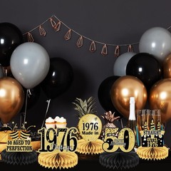 9PCS 50th Birthday decorations birthday Centerpieces for