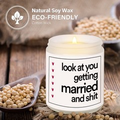 BaubleDazz Funny Wedding Gifts, 7oz, Look at You, Getting Married