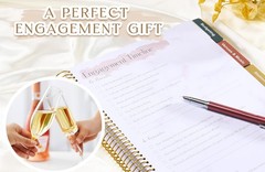 Wedding Planner Book and Organizer-196 Pages Bridal 9 x 11 inches, Gold
