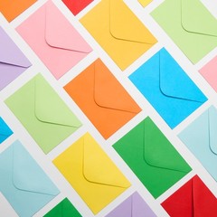 ACSTEP 100PACK Gift Card Envelopes Credit Size 4X2.75 100 PCS, Colorful