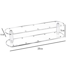 Food Safe for acrylic Cake Stand with 10 Holes for Weddings and Birthday Parties