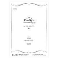 Tomoe River FP 52gsm Loose Sheet by SANZEN, 8.27 x x 11.7″ (A4), White