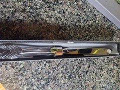 Waterford Crystal & Stainless Steel Serrated Knife, Wedding Cake Knife Excellent