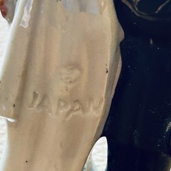 Antique Porcelain Wedding Cake Top Bride and Groom Occupied Japan