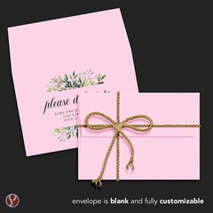 A2 Envelopes, 4 3/8″ x 5 3/4″, Ultra Pink, Square Flap, 24w (90gsm), 25 per Pack