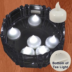 18 X Waterproof LED Floating White Tea Light Flameless Candle Wedding Party Xmas