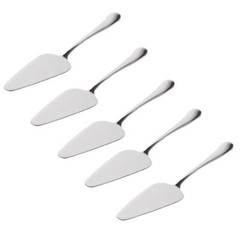 Pack of 5 Stainless Steel Pie Pizza Cake Pastry Server 8.9inch