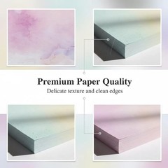 96 Sheets Double-Sided Scrapbook Paper 8.5 x 11 x 11 In, Multi-colored