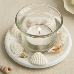 Seashell Candle Votive | Beach Wedding Favor | Nautical Decor | Unique Gift