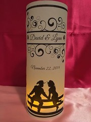 10 Personalized Vellum Country Western Wedding Luminaries Centerpieces Decor