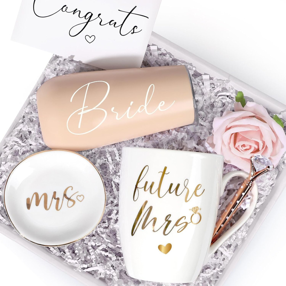 Bride to Be Gifts Box – Bridal Shower Gifts – Bachelorette Gift for Bride, Engag