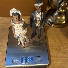 Vintage African American Wedding Cake Topper K’s Collection Style Afrocentric