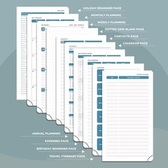 Planner 2026-2027 Daily Weekly and Monthly,6.5″x3.75″,18 Months Spiral Bound …