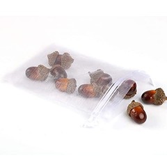 50 Pack Organza Bags 4 x 6 inch Small Bags, Favor 1 Count (Pack of 50) White