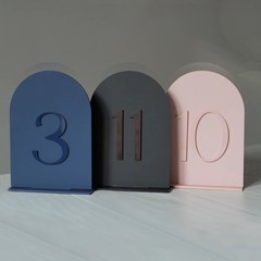 Arch Wedding Table Number 3D Letter Event Table Sign Wedding Party Table Decor