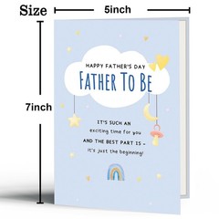 Father’s Day Card for Father To Be, Fathers Day Card Gift for Father To Be