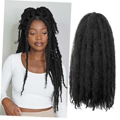 Marley Twist Braiding Hair-24Inch 8packs Cuban Twist 24 Inch (Pack of 8) 1B