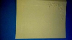 VINTAGE Stationary Card 50 Sheets Beige Embossed panel 5″x 3 1/2″