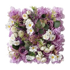 Artificial Flower Wall Easy To Install Event Backdrop Lightweight Design