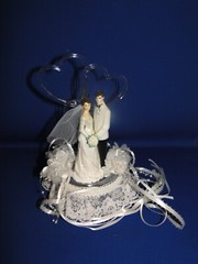 New Wilton «Expression of Love» Wedding CakeTop, white coat, black pants 101-932