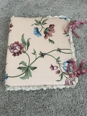 VTG Floral Lace Fabric Photo Album 3 Ring Binder Padded Cover Cottagecore