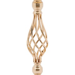 10pc 24″ Tall Gold Iron Crystal Beaded Vases Wedding Party Centerpieces Supplies