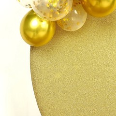 CHAMPAGNE 7.5 ft Metallic Spandex STAND COVER Wedding Decorations Party Events