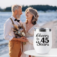 45th Anniversary Sapphire Wedding Gifts for Couple – Forty-Five Years Marriag…