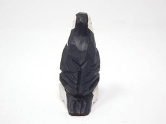 Puffin Cake Top Bride Groom Love Bird Winter Wedding Engage Carve Wood Statue