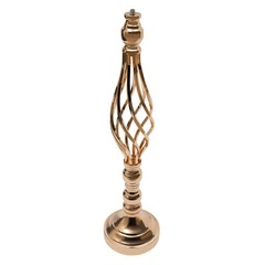 6Pc Gold Crystal Flower Stands 55cm (21.7in) Wedding Centerpiece Holders