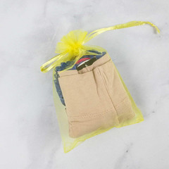 4×6 Inch Organza Gift Bags with Drawstring for Jewelry,Candy,Set of 100 Yellow F