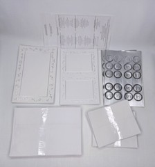Ampad 40 Wedding Invitations Reply Cards Envelopes & Seals Blank Printable