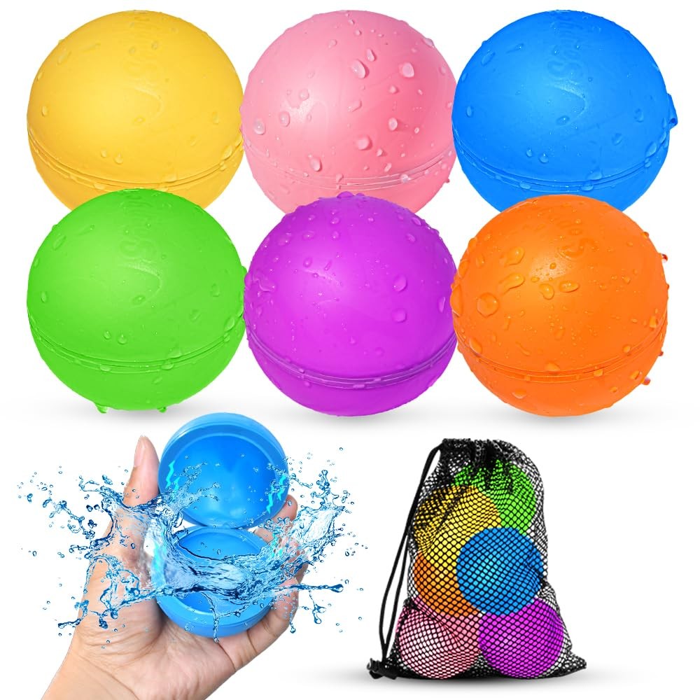 Reusable Magnetic Self Sealing Water Balloons Outdoor Pool Toys for Kids Summer
