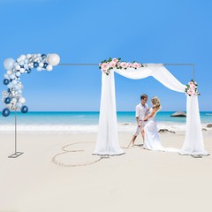 6M x 3M Heavy Duty Wedding Backdrop Stand Pipe & Drape Telescopic Curtain Frame