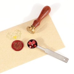 360 Pcs Antique Wine Red Sealing Wax Beads Set for Wax Seal Stamp with Candle…
