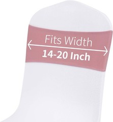 Versatile 25pcs Dusty Pink Spandex Chair Sashes for Weddings & Celebrations
