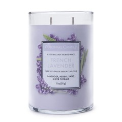Colonial Candle French Lavender Scented Jar Candle Classic Cylinders Collection