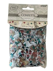 Wedding Bride Groom Hearts Bells Confetti Sprinkles Wedding Table Decorations