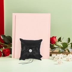 Wedding Kneeling Pillow Ceremony Accessory Engagement Ring Church Decor