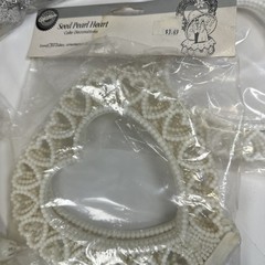 Vintage Wilton Wedding Cake Decorations Toppers Hearts Trims NOS Mixed Lot