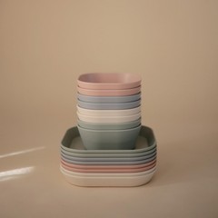 Mushie Square Dinnerware Plates For In Denmark Set Of 2 Cloud