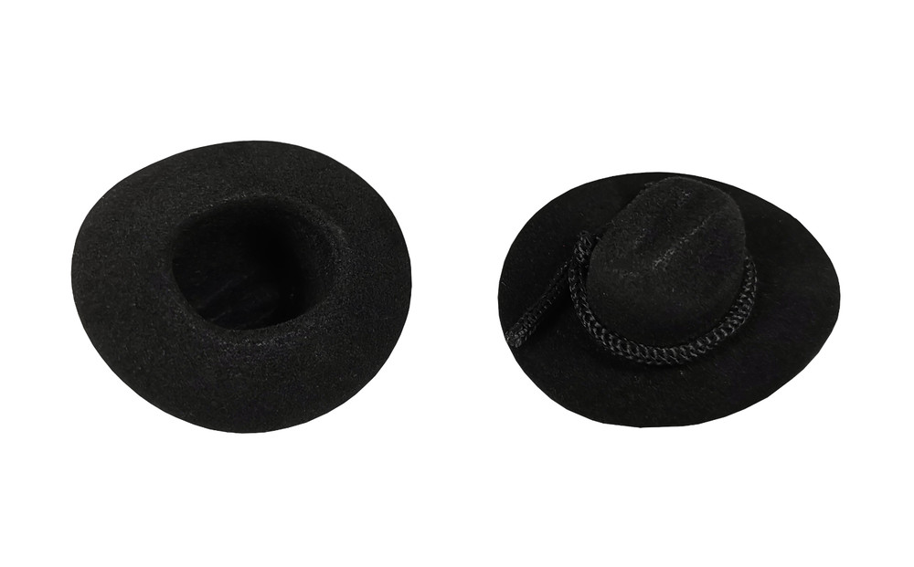 12 pcs 2″ 3″ 4″Mini Cowboy Hat Western Wedding Decoration Red Brown Black White