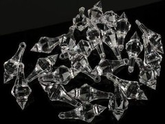 Clear Clear Chandelier Diamond Gem Drops Crystals for Decoration – 112 PCS