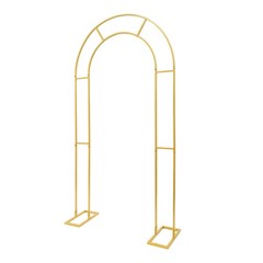Gold Open Arch Backdrop Stand, U Shaped Wedding Arches,Metal Arch Backdrop Stand