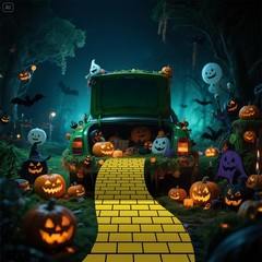 Yellow Brick Floor Runner for Wizard Party Decorations 47 x 118 Inches Long Y…
